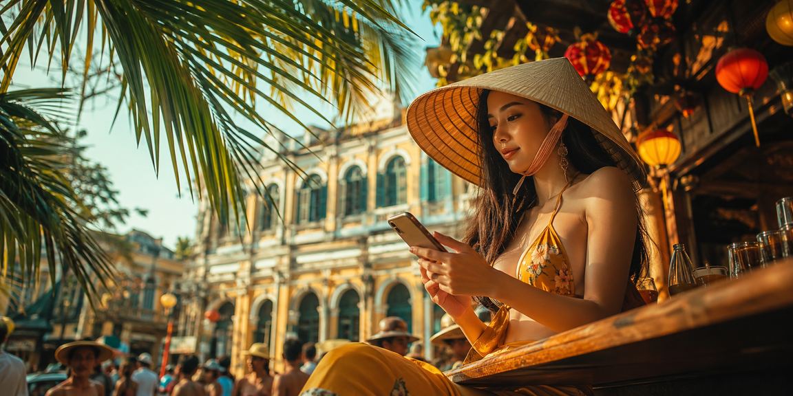 Người chơi tài xỉu với xúc xắc và nón lá tại sòng bạc TP.HCM
